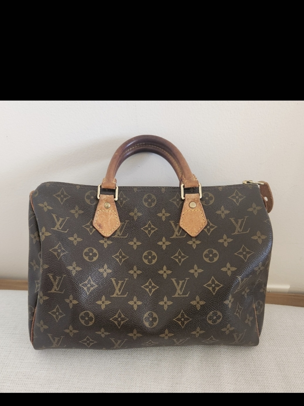 Vintage Louis Vuitton Speedy Bag 12" wide X 8" High
